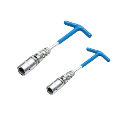 Hot Sale Spark Plug Socket 14mm 16mm 21mm Remover Installer Tool Auto Car T-Handle Joint Spark Plug Socket Wrench