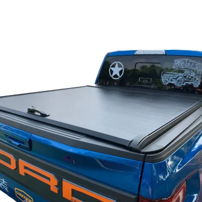 Anti-Theft Aluminum Alloy Electrical Pickup Truck Bed Tonneau Cover for Double Cab Chevrolet GMC Chevy Silverado Sierra