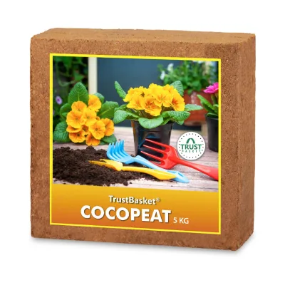 Bulk Wholesale Compressed Treated Coconut Shell Husk Peat Coconut Fiber Brick