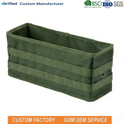 Side Storage Bag Outdoor Storage Box Tactical Camping Case for Travel Picnic Utility Tote Bag Cookware Organizer Trunk Organizer