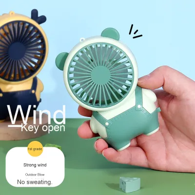 Handheld Portable Flap Pocket Pants Mini USB Charging Fan Cute Design with Laser Logo Hot Selling Fan Factory Wholesale
