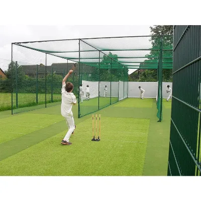 High Strength Cricket Net Cage Durable Knotless Green Fall protection Safety Net Cricket Net for Sale