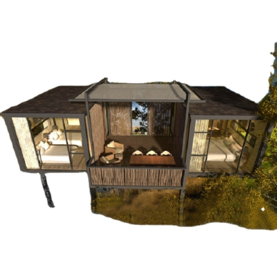 Damp- Proof Light Steel Luxury Tree Villa House