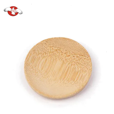 Natural Premium Bamboo Dessert Plate Bamboo Snack Plate Round Design