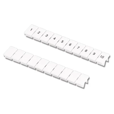 ZB6 For UK2.5B UK5N PT4 ST4 UKK/UKKB5 DIKD1.5 Number Blank DIN Rail Terminal Block Accessories UK Zack Marker Strips ZB6
