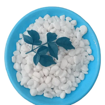 Factory Direct 4-6 mm White Smooth Natural Stone Gravel for Paving and Landscaping Whitewashed Cobbles & Pebbles Wholesale