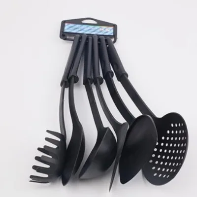 Hot Sale Eco-friendly Reusable 6PCS Kitchen Cooking Ware Set Heat Resistant Flexible Plastic Utensil