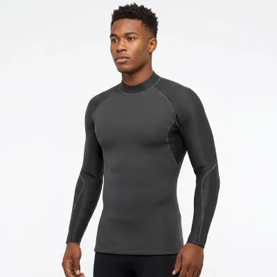 Custom Men's Full Sleeve Compression Rash Guard Shirt Spandex/Polyester UPF50+ Protection Breathable Quick Dry Eco-Friendly
