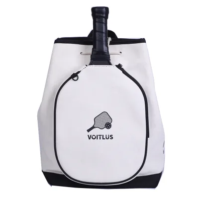 2024 New Canvas 25L 3 Pockets Womens Pickleball Racket Backpack Gym Bag