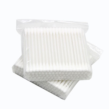 Cotton Buds Ear Cleaning Plastic Stick Cotton Buds eye cotton swabs 100 Pack