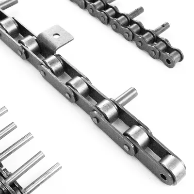 12A-ISO/DIN Steel Conveyor Drive Link Roller Chain for Transmission Farms Restaurants OEM Customization Supported 3-Year
