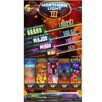 Super Hot 5 in 1 Skill Games Northern Light 3 Aurora 3 PC Game Board for Video Game Machine