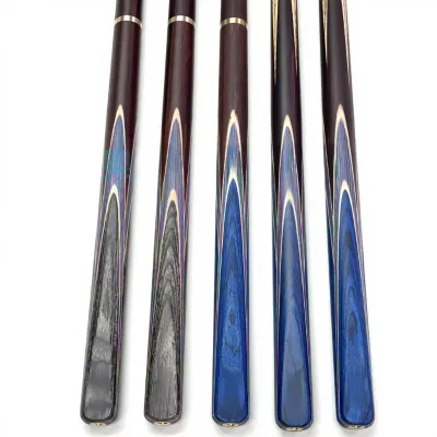 O'min Mysterious Love God 3/4 Jointed Ebony Pool & Snooker Cue Handmade Ash Wood Brass Small Head 10mm