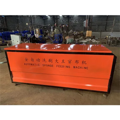 Factory Direct Sale Fully Automatic Sponge Threading Machine, Foam Cloth Wearing Machine