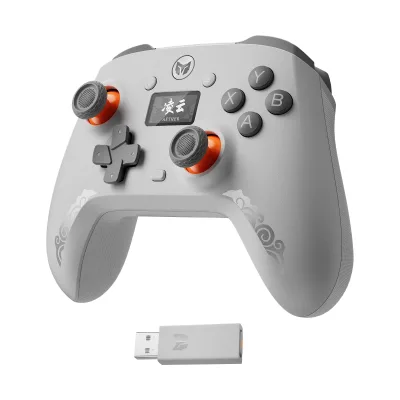 Mojhon Aether C6 BT Gaming Controller Hall Joystick Hall Trigger 1000Hz Wired Wireless LCD Display 600mAh PC Switch IOS Android