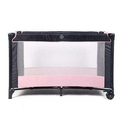 Custom Multifunctional Foldable Diaper Table Crib Fence Portable Folding Crib Removable Baby Play Crib