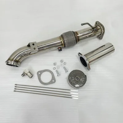Charge Pipe Downpipe Turbo Exhaust Pipe for Ford Focus ST 2.0L Ecoboost 13 up 3" 2013-2018