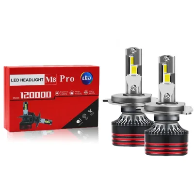 M8Pro Automotive LED Headlights H4 Bulbs - Super Bright High and Low Beams