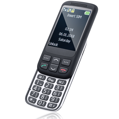 2g Sliding Feature High Quality Single Core Slide Cell Phone for Senior