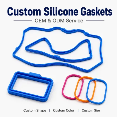 OEM Custom Molded Silicone Gaskets and Seals for Automotive Lighting Housings Battery Covers and Electronic Enclosures
