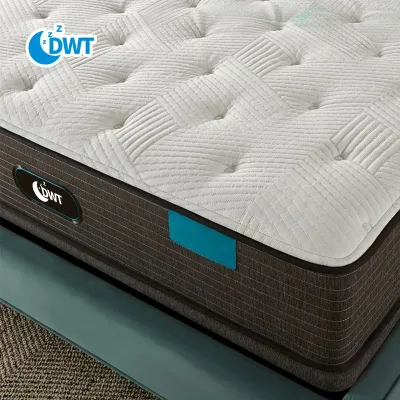 High Quality LOGO Custom Bed Set Hotel Hotel Bed Mattress Design Pocket Spring Hotel Beds Mattress