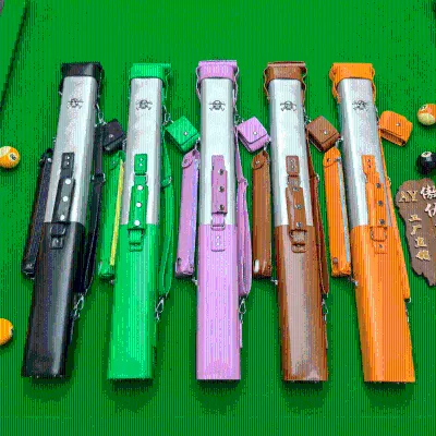 Popular New Trend 2X3 Large Capacity 1/2 Color Pool Cue case Bag