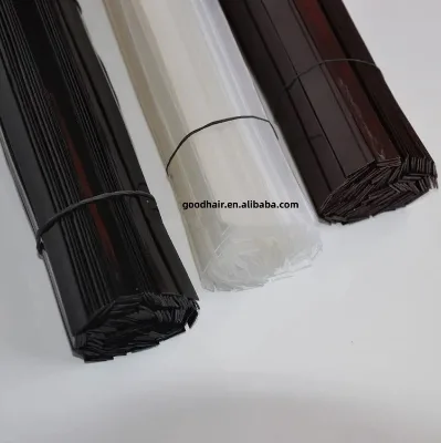 Best quality: 0.9cm*20cm hair extension hot melt adhesive, keratin adhesive pre-bonding tool, hair extension salon styling tool