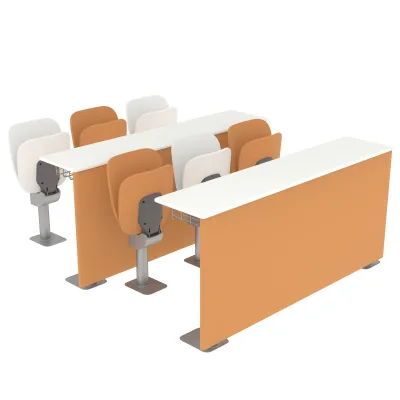 NEW Modern Metal School Desk and Chair Set for Students Ergonomic Design Foldable Commercial Use
