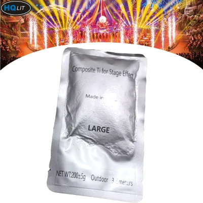200g Composite Powder Machine for Indoor Outdoor Use Cold Sparkler Firework Display Warm White LED Light Source for Stage Events