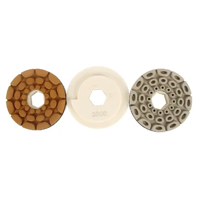 2023 Floor Polishing Pads Snail Lock Pads Wet for Granite with Foam and Rigid Plastic Layer