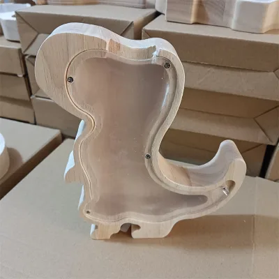 Factory High Quality Acrylic Piggy Bank Money Saving Box Dinosaur Piggy Bank