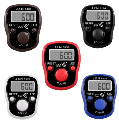 Finger Counter Ring Electronic Counter Ring Counter LED Light with Sound