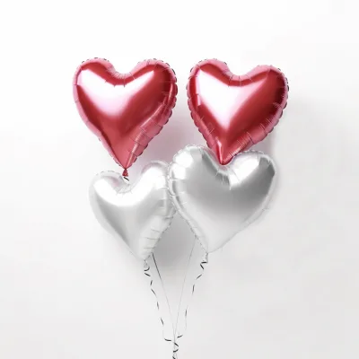 Birthday Party love Shape Foil Balloons Wedding Party Valentine Party Decoration