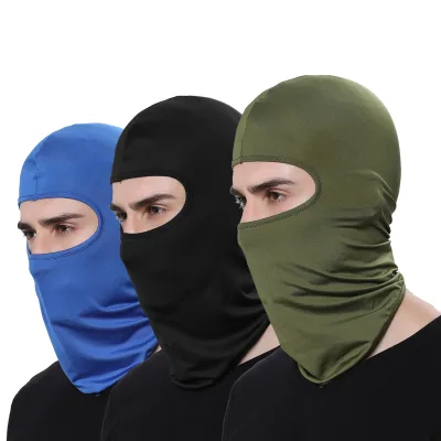 Balaclava Face Mask Shiel One Hole Balaclava Windproof Riding Motorcycle Cycling Tactical Camouflage Helmet Hat Cap