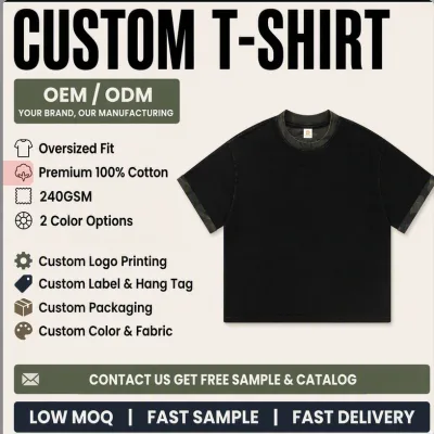 Oem BOXY 100% Cotton Short Sleeved American Street Style Snowflake Patterned, Contrasting Color Camouflage Short Sleeved