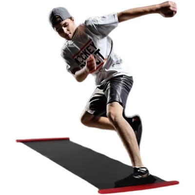 Custom Logo Home Gym Fitness Equipment Bodybuilding Exercise and Training Glide Cushion with Bag New Fitness Sliding Mat