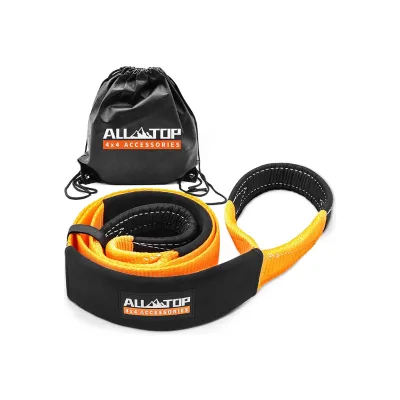 China Factory 4x4 Heavy Duty 9m X 75mm Snatch Strap 11T 100% Nylon Tow Strap