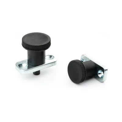 Good Price Rest Type Black Head Indexing Plunger Pin With Flange Mount