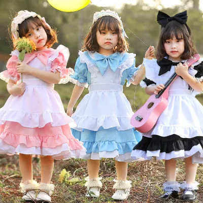 2025 new styles mom and daughter matching dresses wholesale Lolita style performance costume