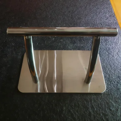 Hair Salon Accessory Stainless Steel Floor Mounted Footrest for Split Hairstyle Machine Suitable for Hair Salons It Can Rotate