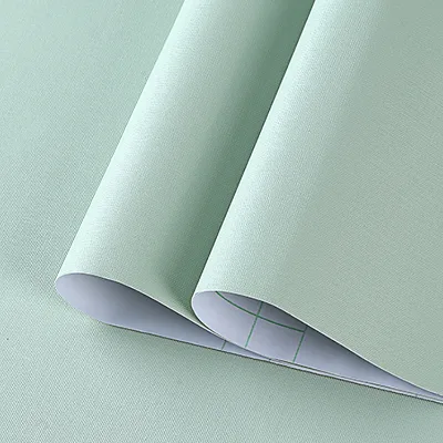 Modern Green Aesthetic Wallpaper Water- and Soundproof Geometric Design for Home or Hotel Apartment Decoration