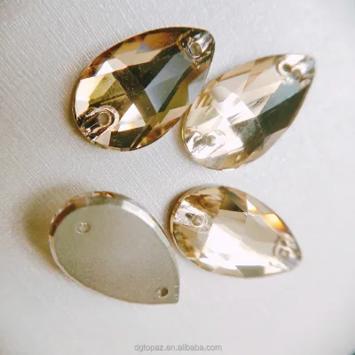Sparkling Rhinestone Crystal Beads Multi Size Color Rhinestone Beads Sew on for Garments and Crafts