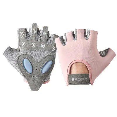Half Finger Gloves Workout Fitness Weight Lifting Gym Gloves Exercise Pressure Exposed Rehabilitation Training