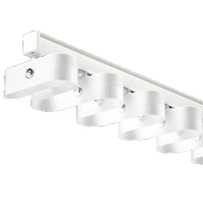 Wave Curtain Tape Window Invisible Ripple Fold Curtain Track Ceiling Mounted Recessed Rails Home Accessories