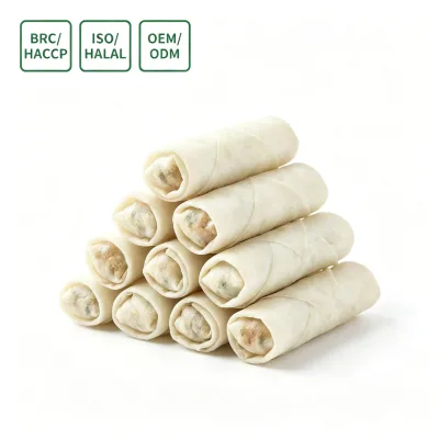 Professional Restaurant Quality 100g Frozen Spring Rolls Large Size Vegetable Filling Bulk Supply OEM