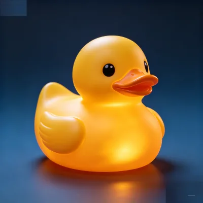 IP67 Waterproof Custom Light up Rubber Duck Factory LED Flashing Squeeze Toys with CE Certification for Pool & Bath Wholesale