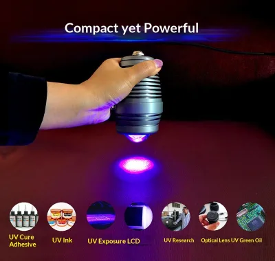 DANSE High-Power 100WGX UV Curing Lamp IP54 Protection 365/405nm Shadowless Adhesive Scientific Research Liquid Crystal Screen