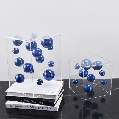 Art Deco Resin Geometric Wedding Ornaments Multi-Power Strange Ball Stitching Bubble Ball Model Room Desktop