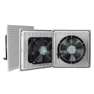 FB9906 Industrial Fan Filter 230V 38W 1020m³/h(600CFM) for Charging Station Control Box Ventilation