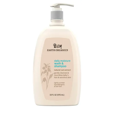 Baby Wash and Shampoo Unscented Baby Shampoo and Wash